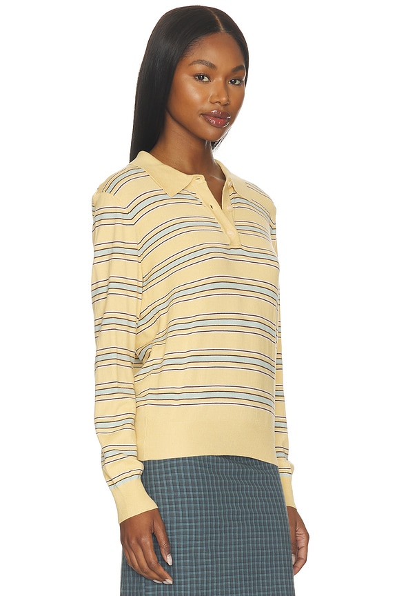 view 2 of 4 Dora Sweater in Yellow Stripe