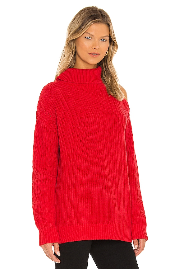 view 2 of 4 Sepulveda Sweater in Cherry Red