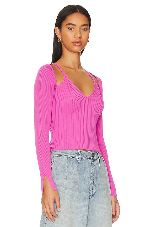 view 2 of 4 СВИТЕР ESTEFANIA in Hot Pink