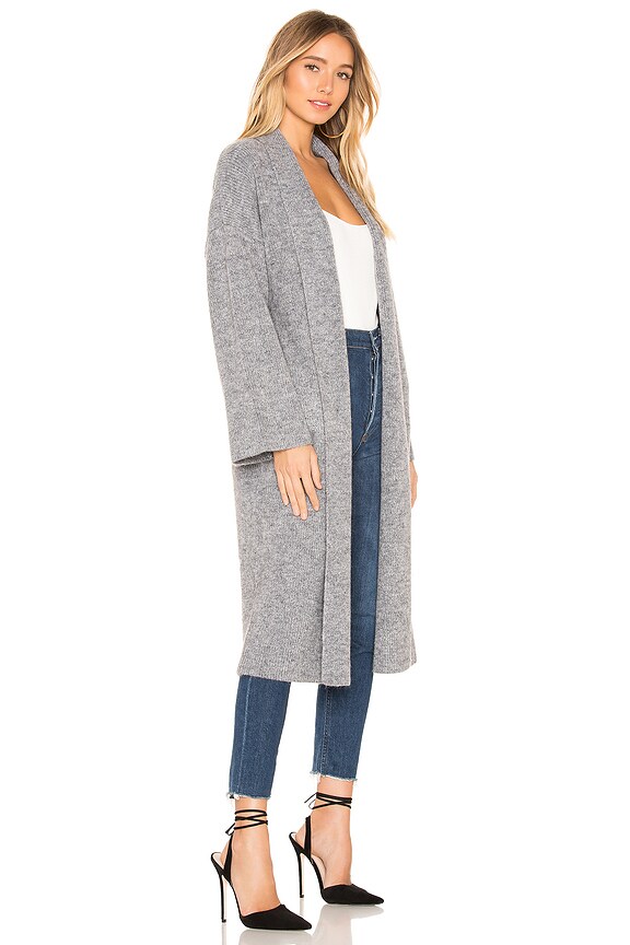 view 2 of 3 Carter Cardigan in Heather Grey