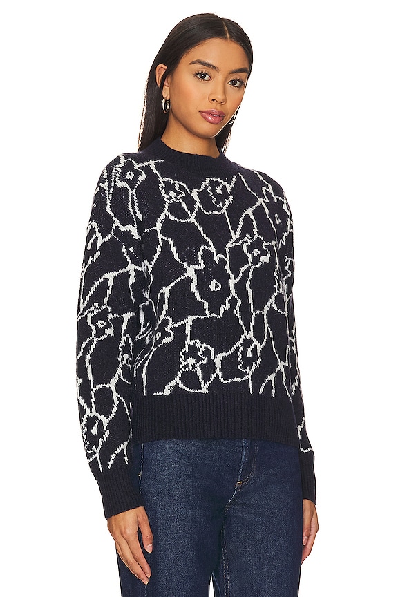 view 2 of 4 СВИТЕР SAIRA in Navy & Cream