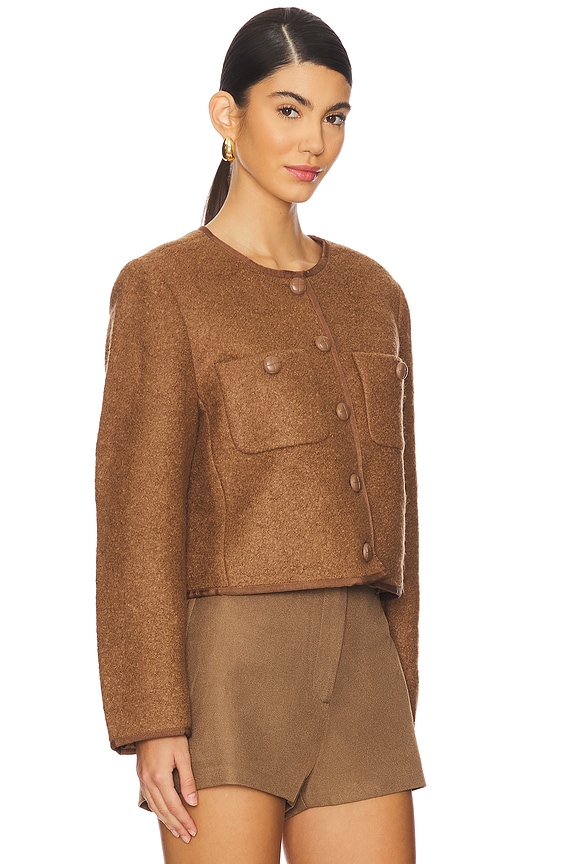 view 2 of 4 Calliope Jacket in Nutmeg
