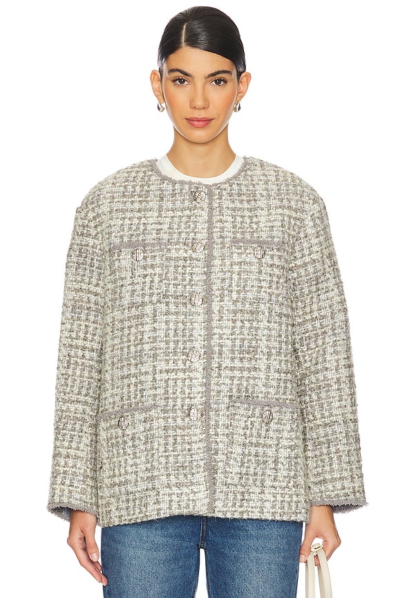 view 2 of 6 PERONA コート in Grey Taupe