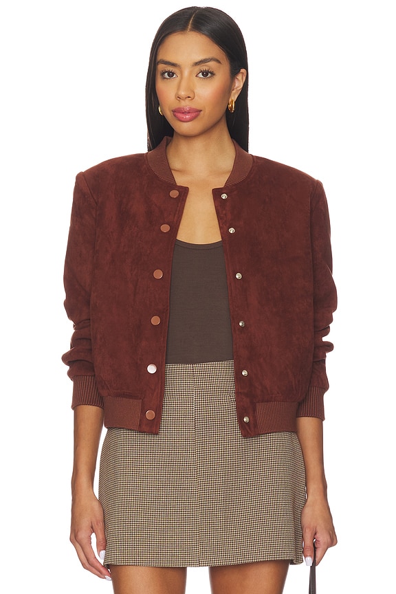 view 1 of 4 CHAQUETA OLENNA in Rust Brown