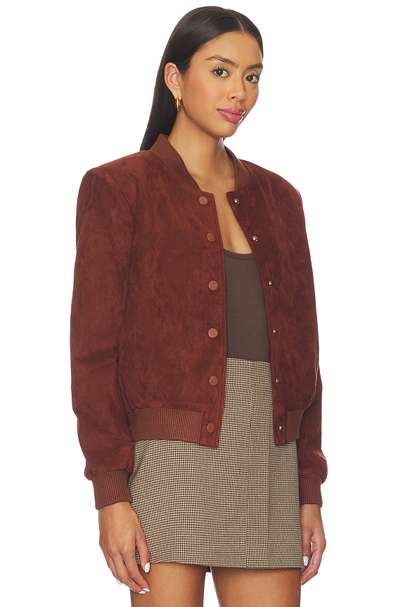 view 2 of 4 CHAQUETA OLENNA in Rust Brown