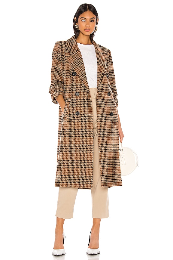 view 1 of 3 Vernon Coat in Chestnut Plaid