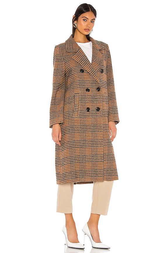 view 2 of 3 Vernon Coat in Chestnut Plaid