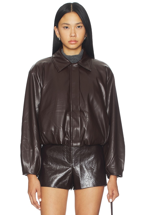 view 2 of 5 Raevin Jacket in Dark Brown