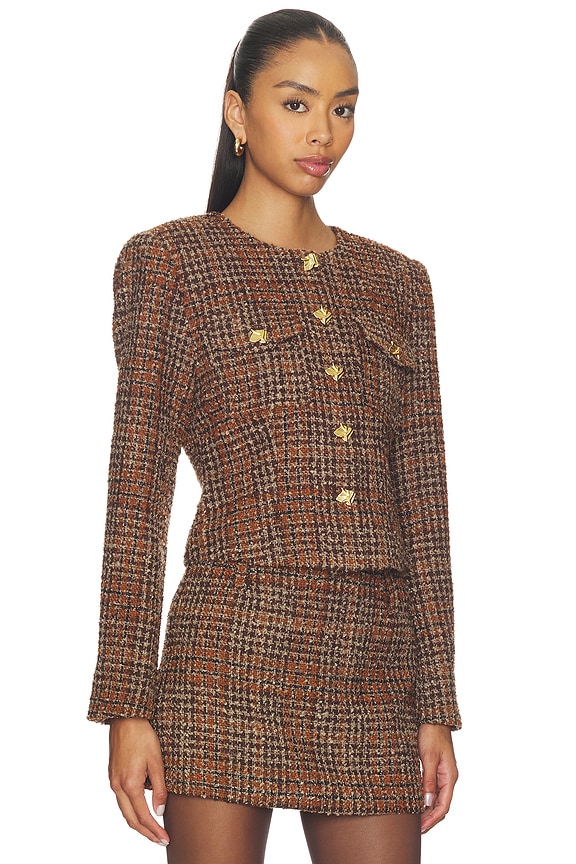 view 2 of 5 KYLEIGH アウターウェア in Rust Brown