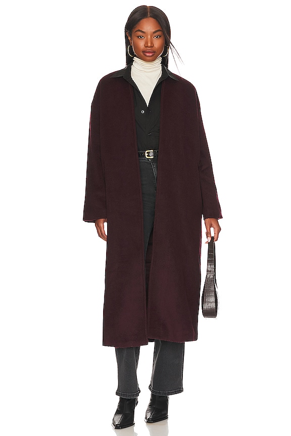 ASTR the Label Berkley Coat in Wine | REVOLVE