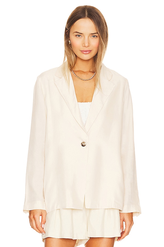 view 2 of 5 Hallie Blazer in Ecru