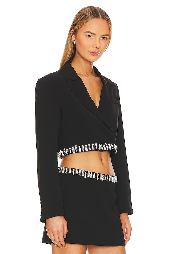 view 2 of 5 HAZEL クロップブレザー in Black