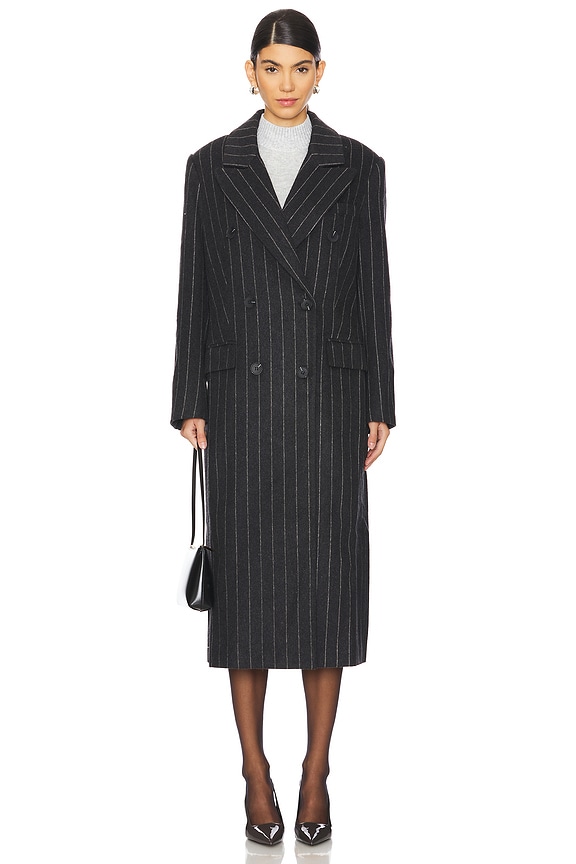 view 2 of 5 ABRIGO MORANA in Grey Stripe