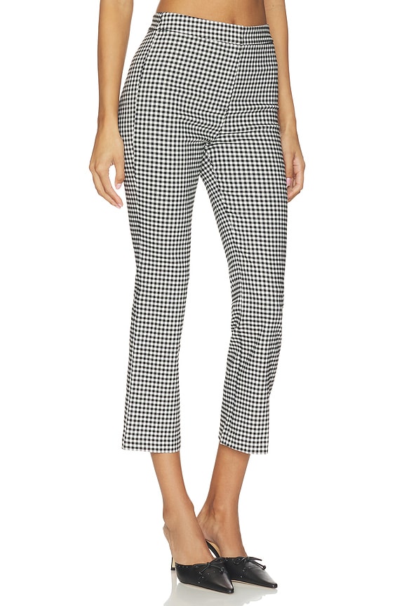 view 2 of 6 PANTALON ALMA in Black Gingham