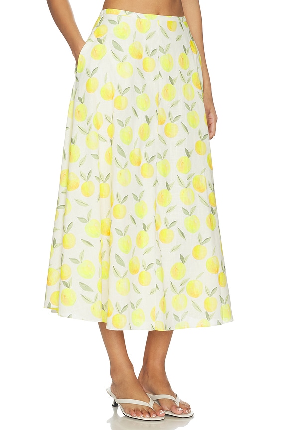 view 2 of 6 FALDA MYRIA in Lemon Print