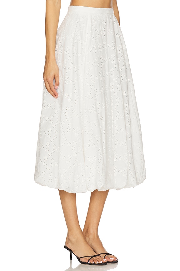 view 2 of 6 Kissel Skirt in White