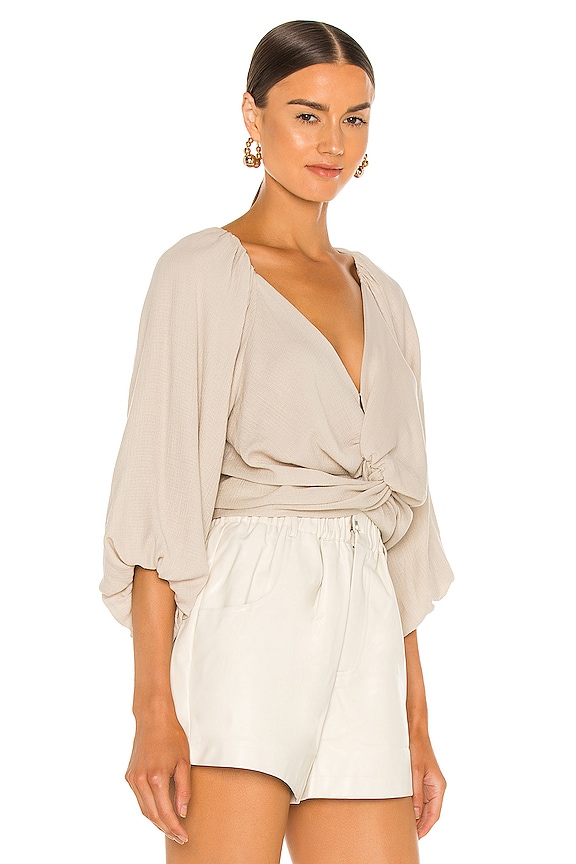 view 2 of 4 Raisa Top in Light Taupe