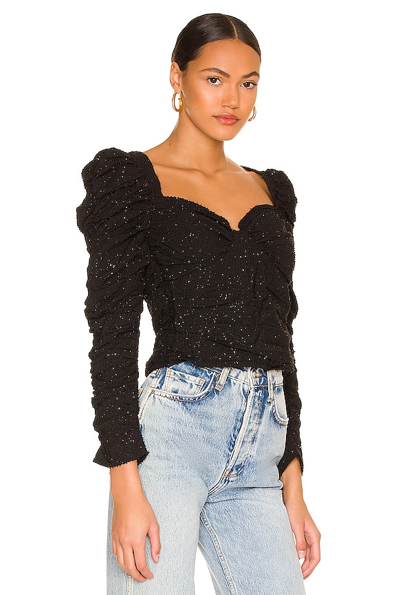 view 2 of 5 Caldwell Top in Black