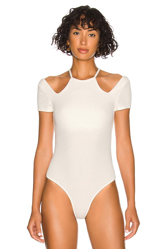 view 2 of 5 REEDLEY 바디수트 in White