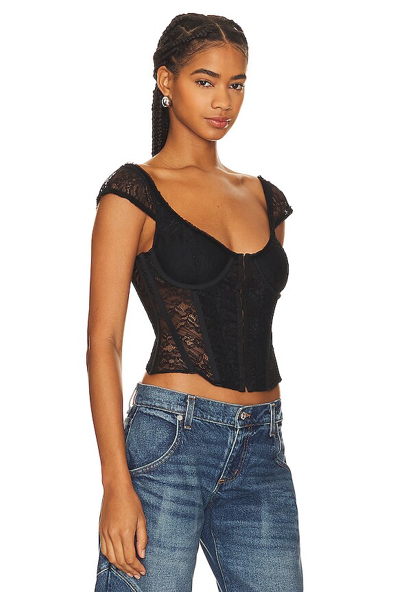 view 2 of 4 Brooke Top in Black