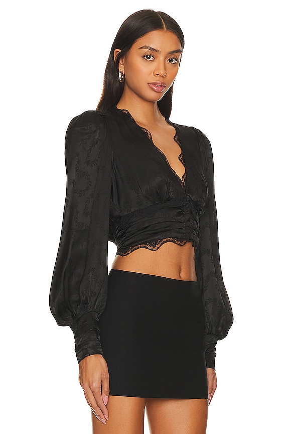 view 2 of 4 Zanna Top in Black