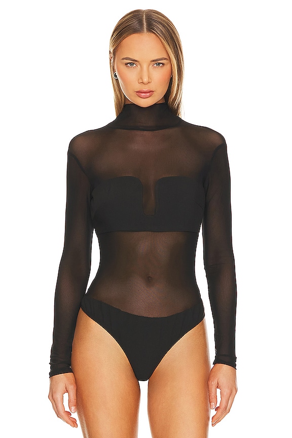 view 2 of 5 Fiona Bodysuit in Black