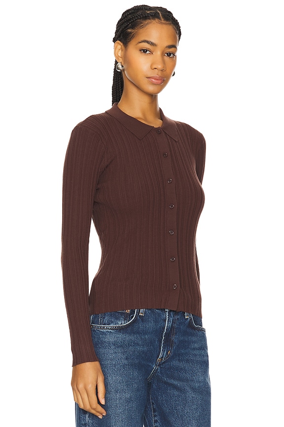 view 2 of 4 Elliot Top in Brown