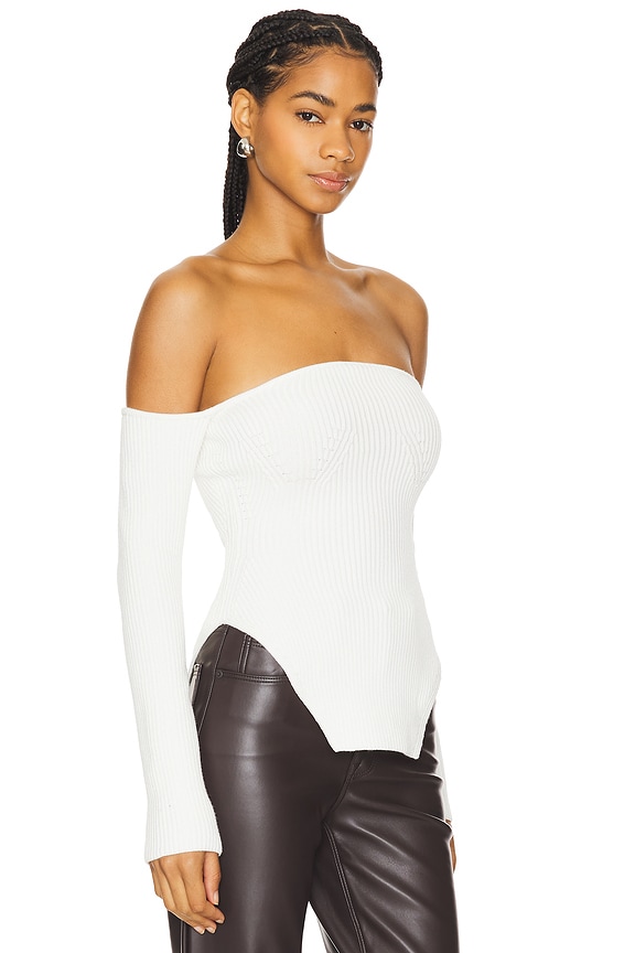 view 2 of 5 Aeralyn Top in White