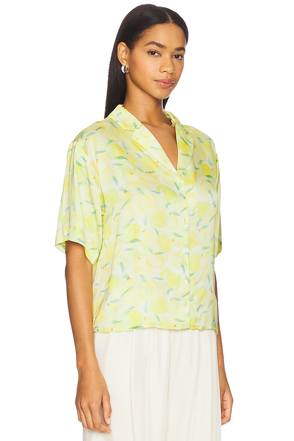 view 2 of 4 Vesa Top in Lemon Print