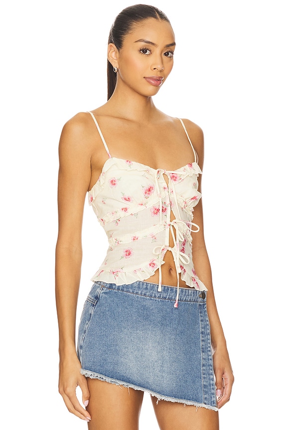 view 2 of 4 ISLAH 탑 in Pink Floral