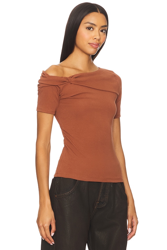 view 2 of 4 Saylah Top in Brown