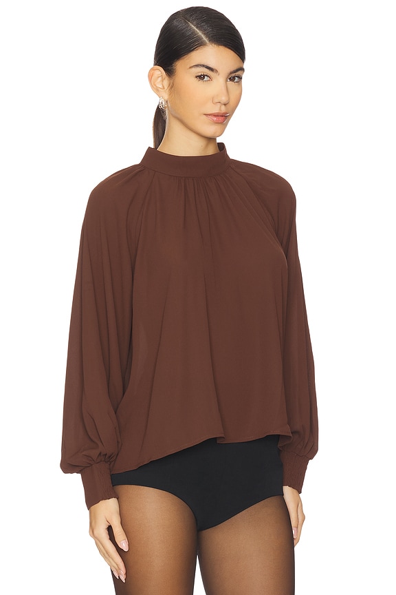 view 2 of 4 Sabelle Top in Brown