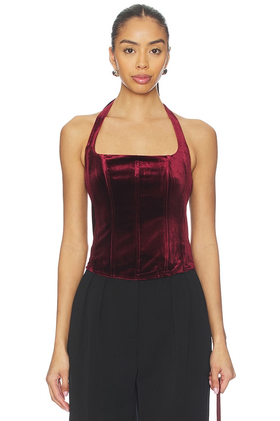 view 1 of 4 Jacy Top in Wine