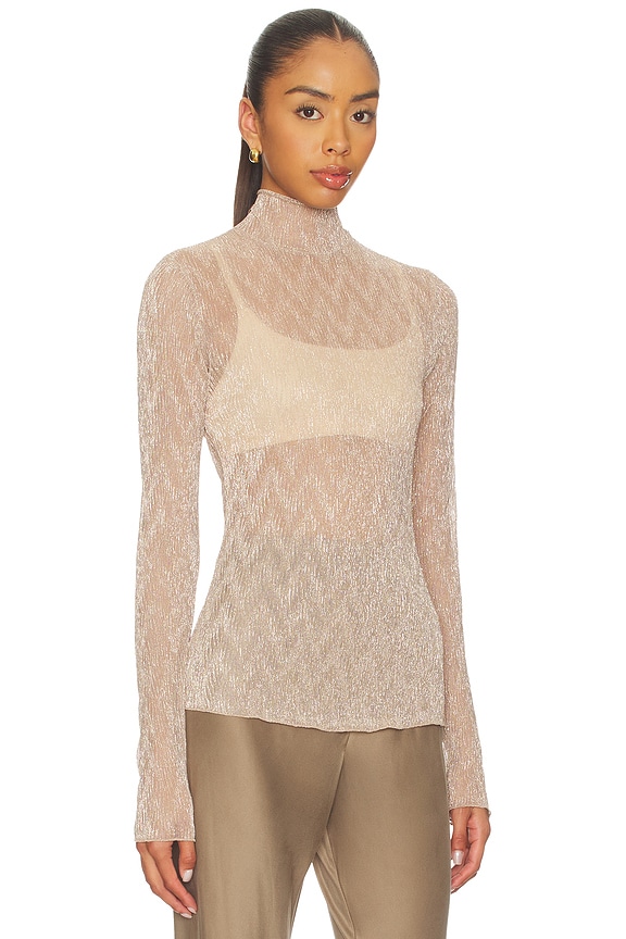 view 2 of 5 Kyra Top in Champagne