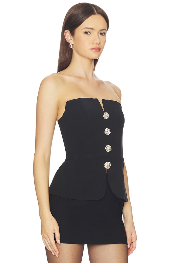 view 2 of 5 Annemarie Top in Black