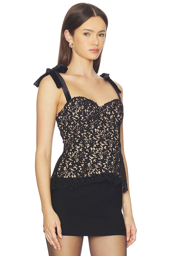 view 2 of 5 Donne Top in Black Nude