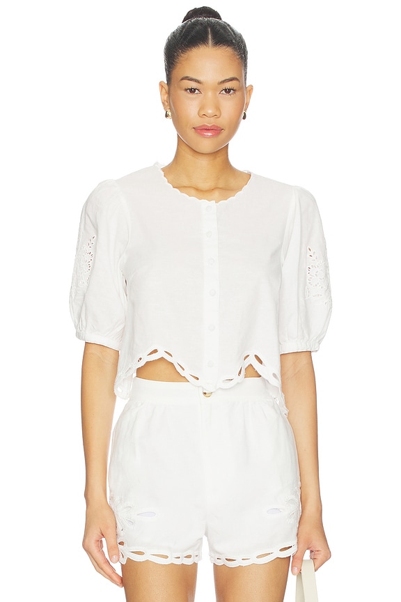 view 1 of 4 Joellyn Top in White