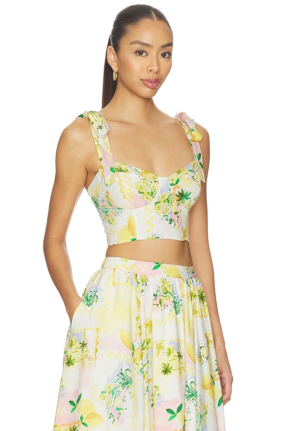 view 2 of 4 Kaleigh Top in Lemon Paradise