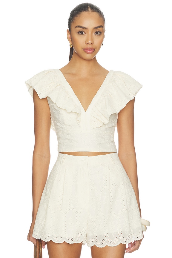 view 1 of 5 Margo Top in Cream