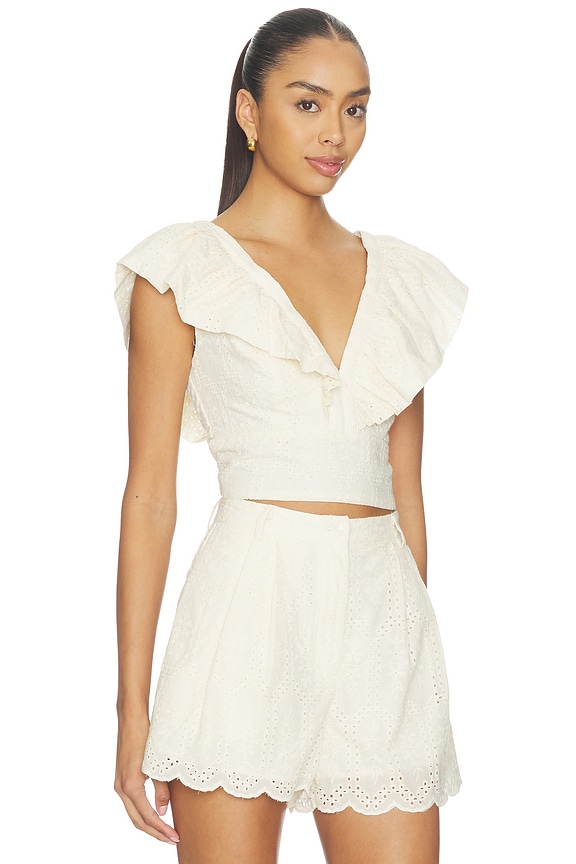 view 2 of 5 Margo Top in Cream