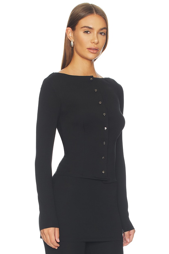view 2 of 4 Holly Top in Black