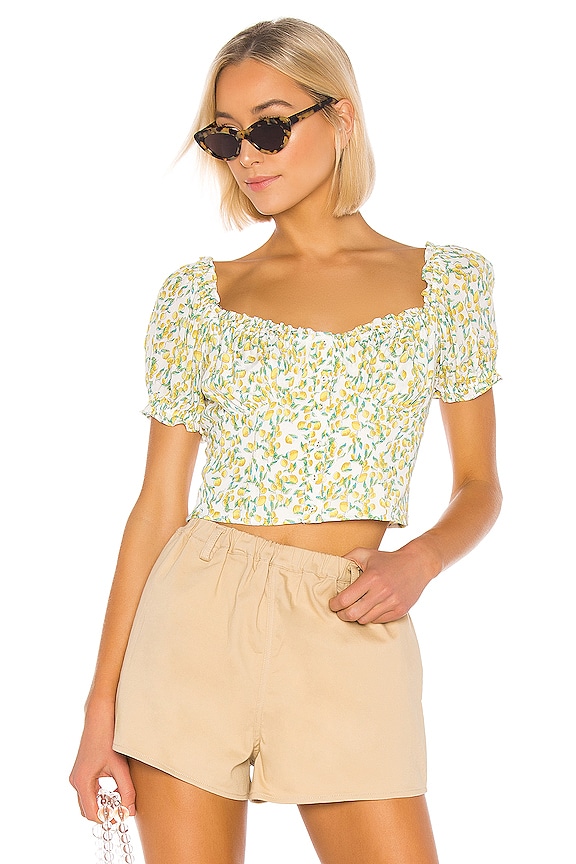 view 1 of 4 Rita Top in Lemon Drop