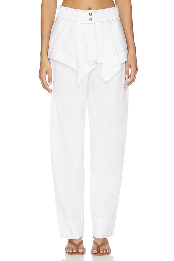 view 1 of 6 Marti Pant in White
