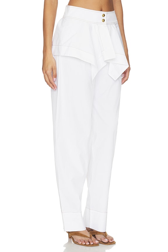 view 2 of 6 Marti Pant in White