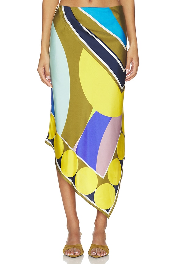 view 1 of 6 Pilar Skirt in Army Multi