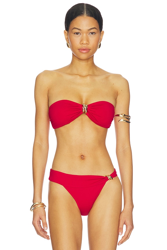 view 1 of 4 HAUT DE MAILLOT DE BAIN FORMENTERA in Red