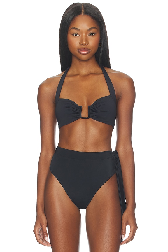 view 1 of 4 CORFU 비키니 탑 in Black