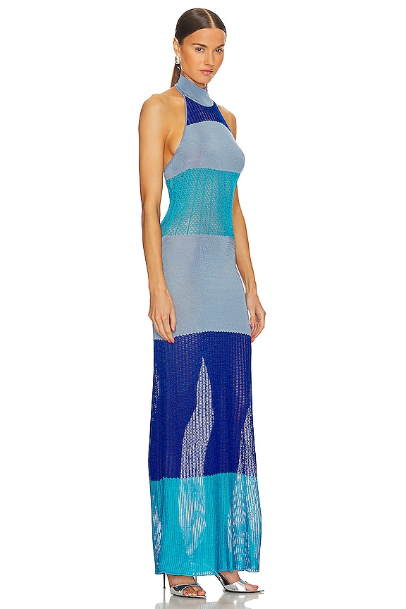 view 2 of 3 GISELLE 맥시원피스 in Striped Blue
