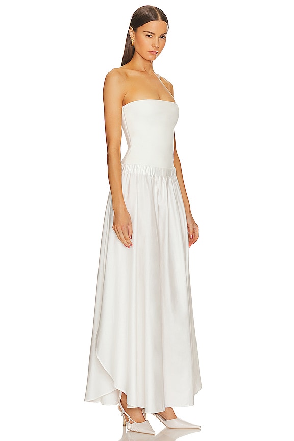 view 2 of 3 MAXIVESTIDO ALEXANDRA in White