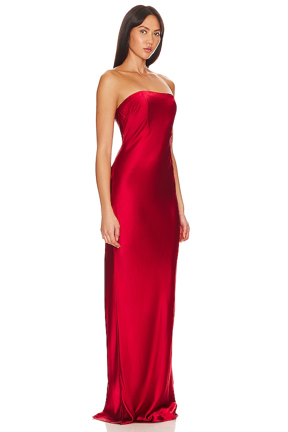 view 2 of 3 Eva Sleeveless Dress in Red Dahlia